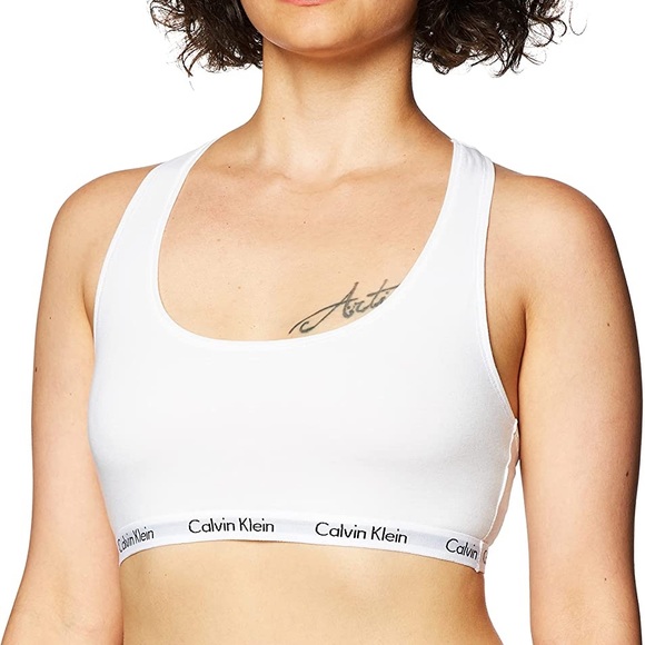 Calvin Klein White Sports Bra - Picture 3 of 3